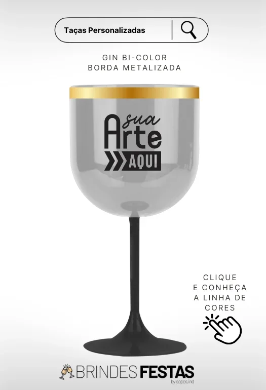 Taça de Gin Bi-Color Taça de Gin Bi-Color